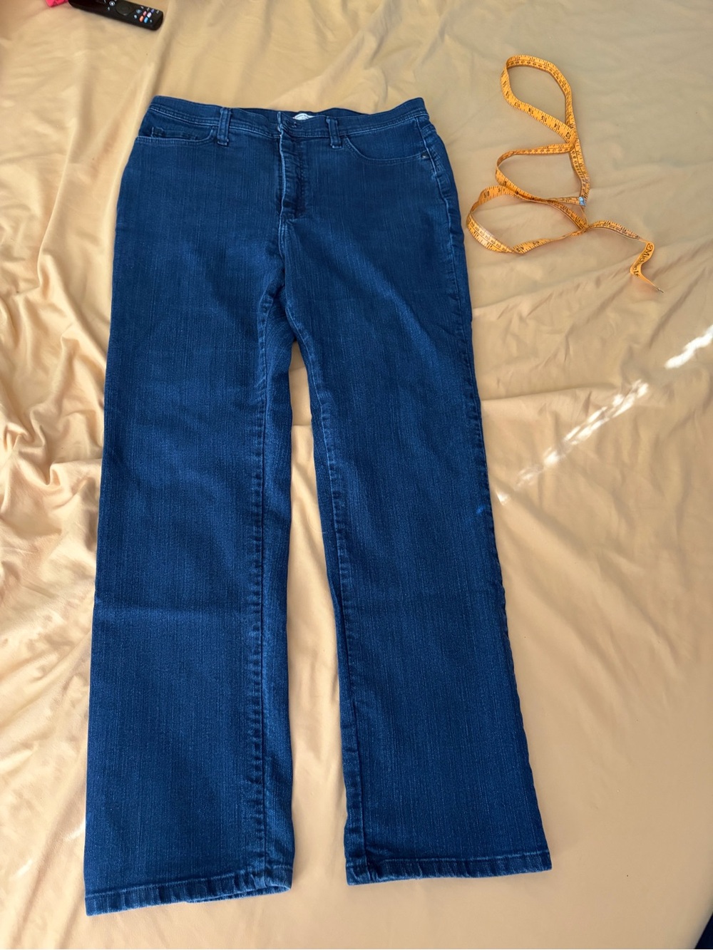 Lee Women's Straight-Leg Jeans in Dark Blue Denim
